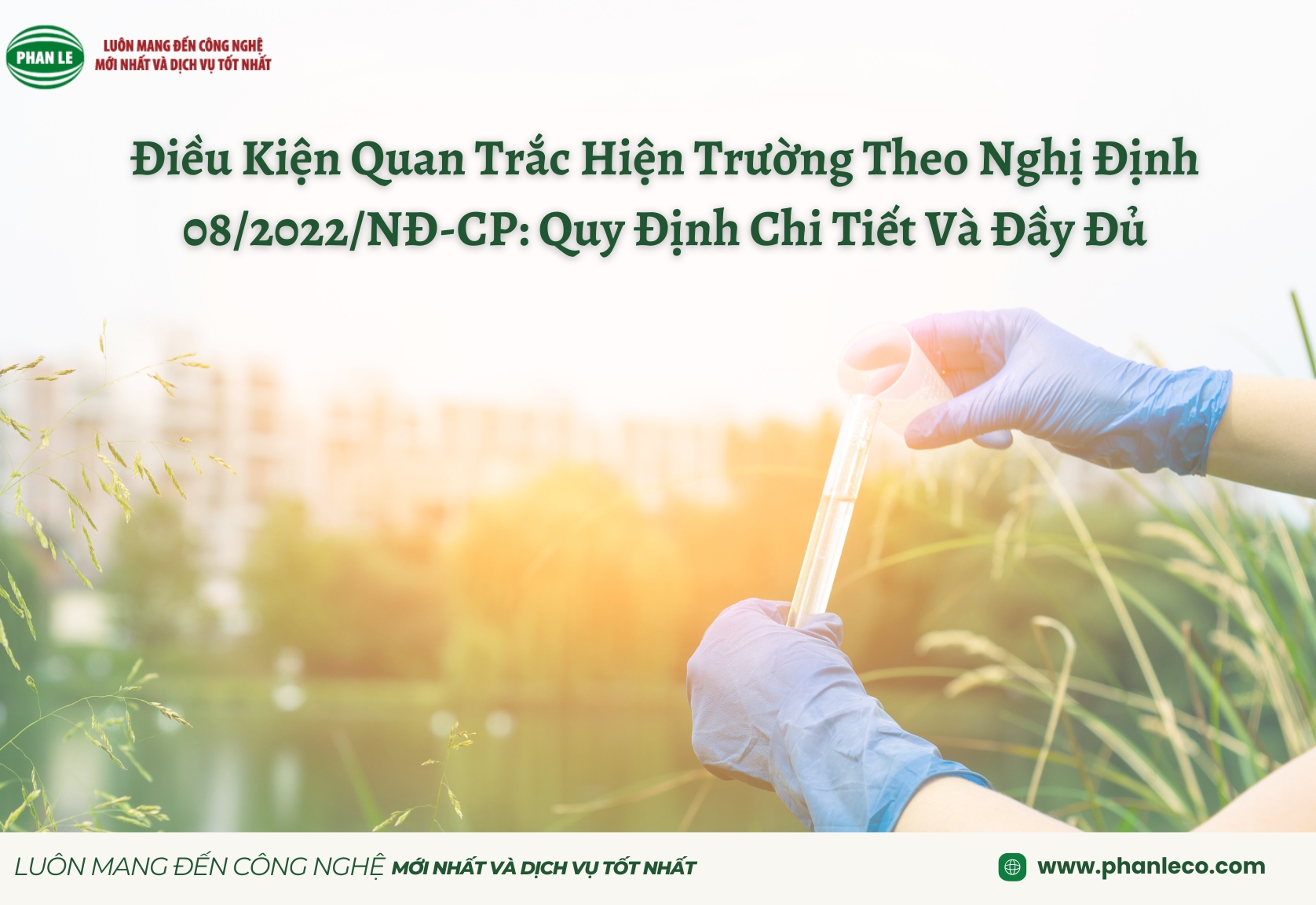 Điều Kiện Quan Trắc Hiện Trường Theo Nghị Định 08/2022/NĐ-CP
